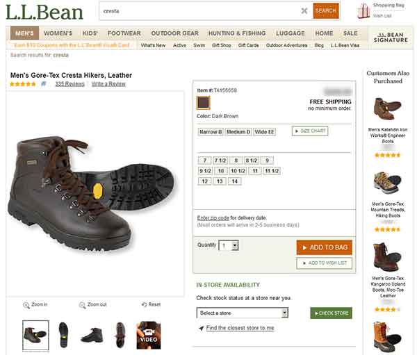 LLBean-Cresta-Hiking-Boots-Online