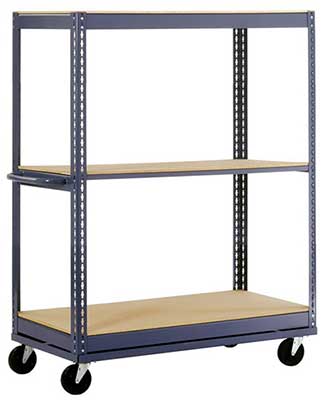 Tall-Two-Shelf-Cart-On-Wheels